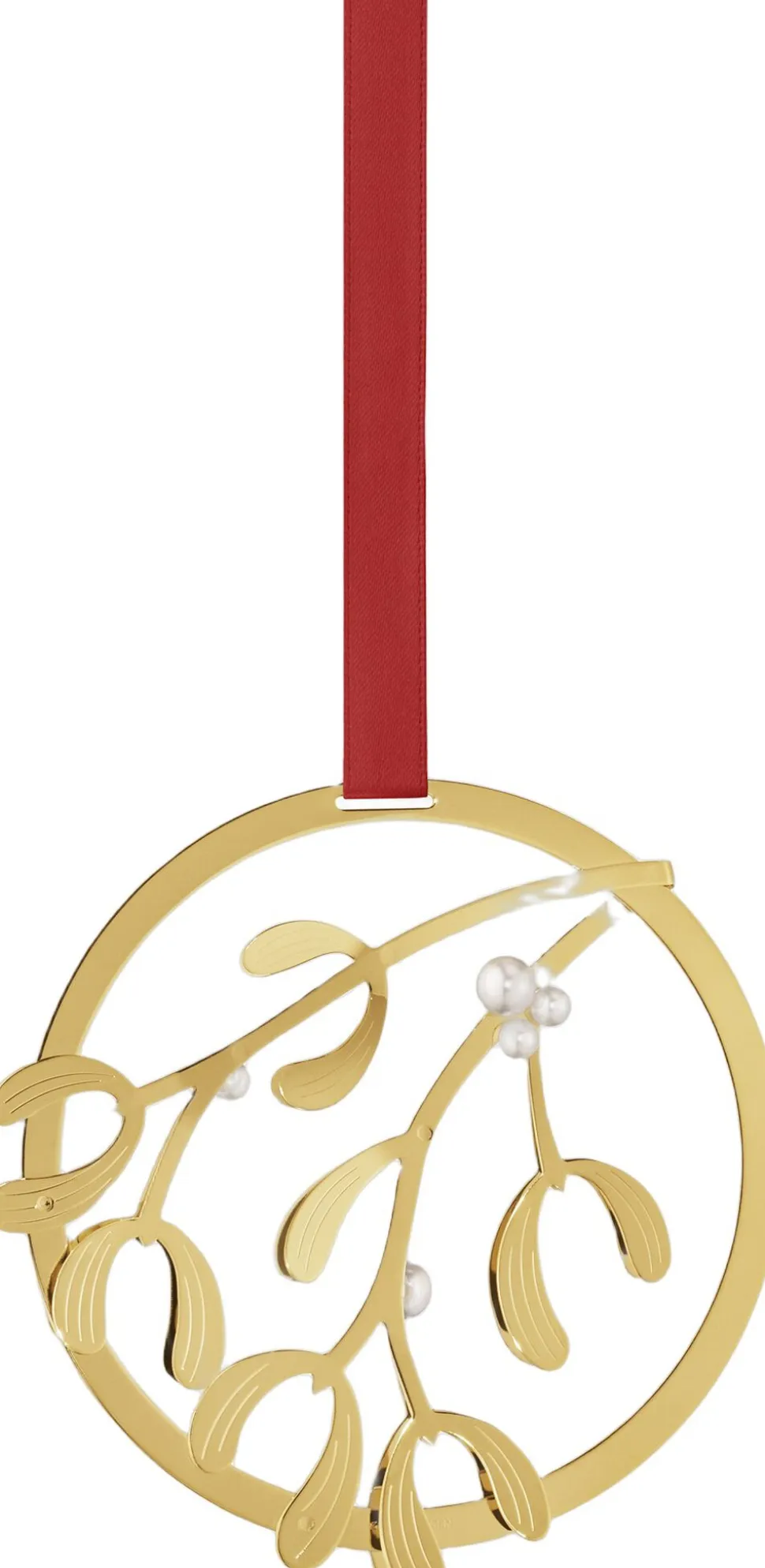 CHRISTMAS MOBILE MISTLETOE 18 KT GOLD PLATED