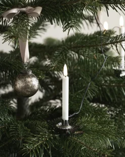 Christmas string, 12 candles, USB-C, White, 1,3x11 cm