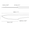 CK16 - Chefs knife - Drop Forged