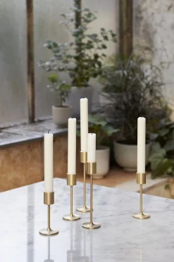 Collect Candleholder SC59, Brass. H18cm.