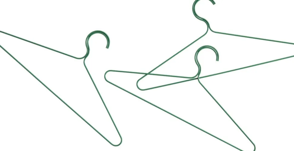 Colour Hanger-Set of 3-Jungle green