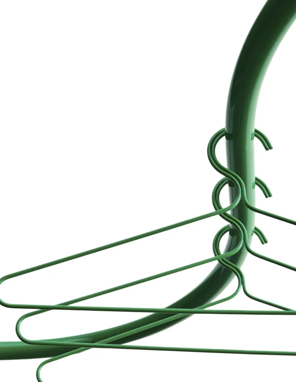Colour Hanger-Set of 3-Jungle green