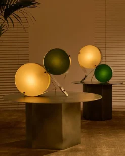 Coppia Table Lamp, Steel, EU Base: Bronze Steel, Shade: Ivor