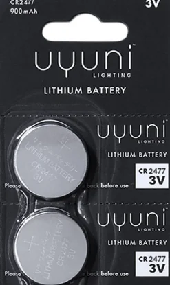 CR2477 Battery, 3V, 900 mAh, 2-pack