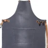 Demin forklæde BBQ Style Apron Washed Grey