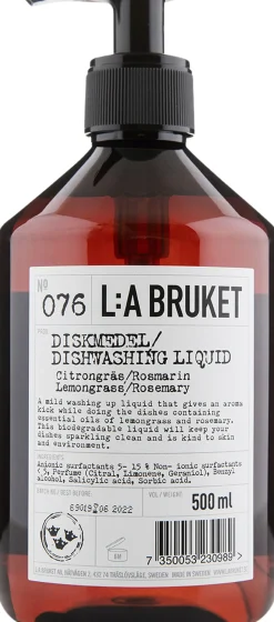 Dish Washing Liquid Lemongrass/Rosemary 500 ml