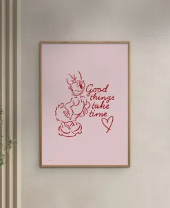 Disney - Good Things Take Time Poster
