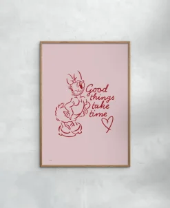 Disney - Good Things Take Time Poster