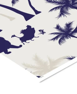 Disney Ð The Lion King Blue Palms
