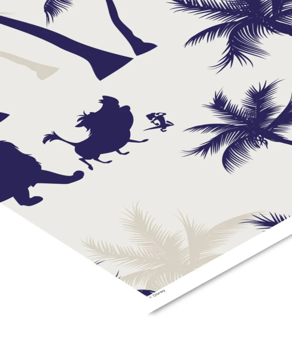 Disney Ð The Lion King Blue Palms