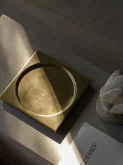 Divot Tray, Brass