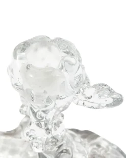 drip candle holder glass S