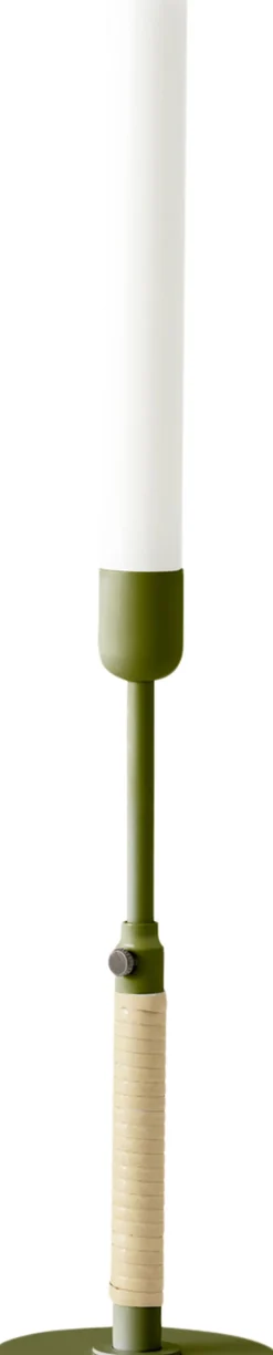 Duca Candleholder, Olive Green