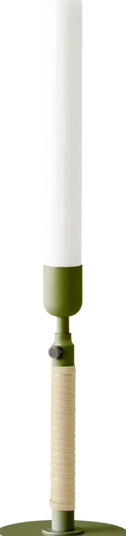 Duca Candleholder, Olive Green