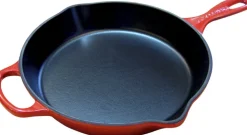 Dyb Stegepande i støbejern 26cm Cerise