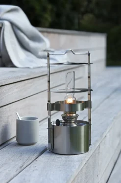 EM skibslampe H 34 cm steel