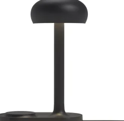 Emendo lampe med Qi trådløs oplader Black