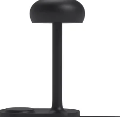 Emendo lampe med Qi trådløs oplader Black