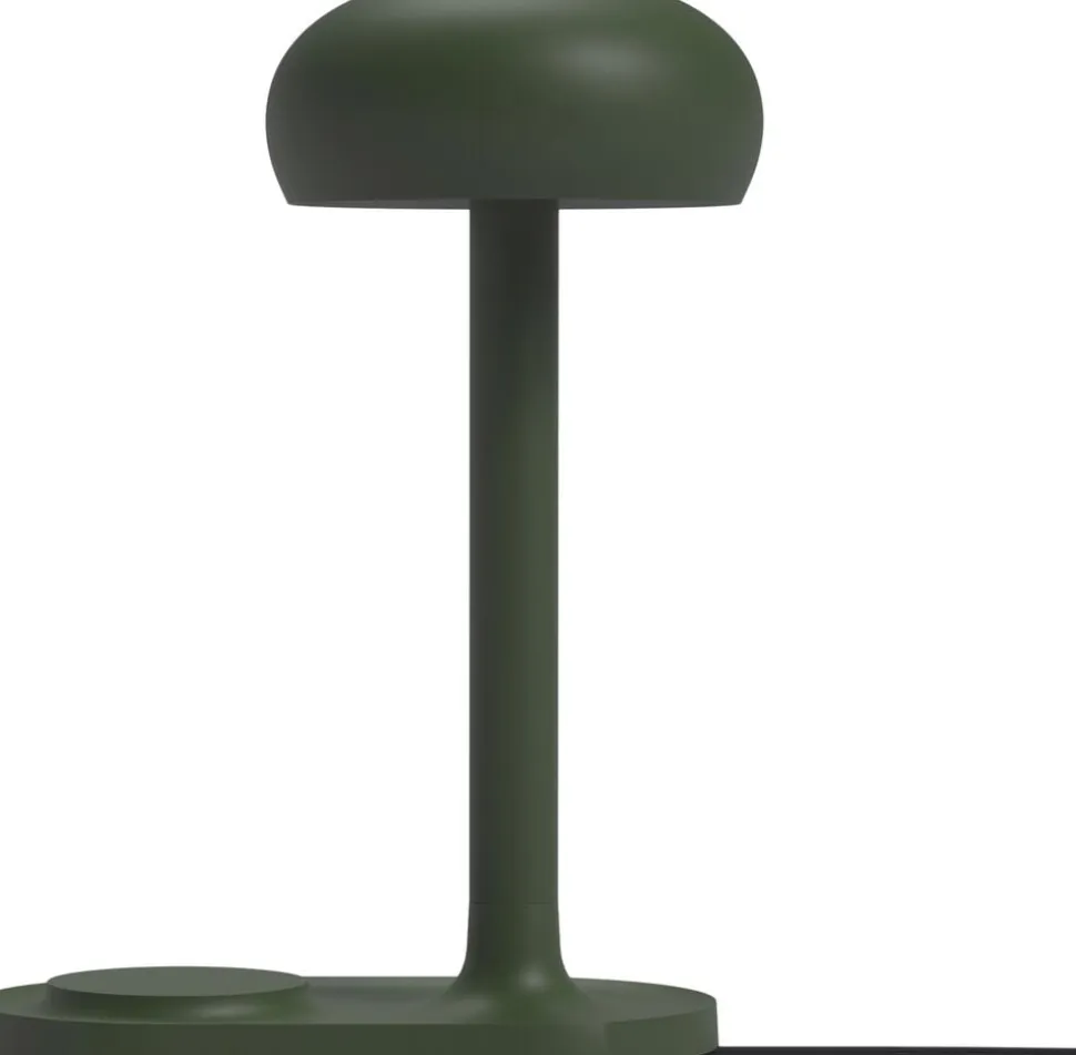 Emendo lampe med Qi trådløs oplader Emerald