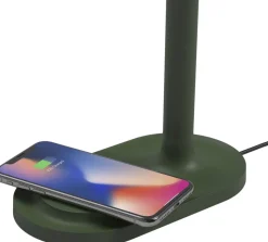 Emendo lampe med Qi trådløs oplader Emerald