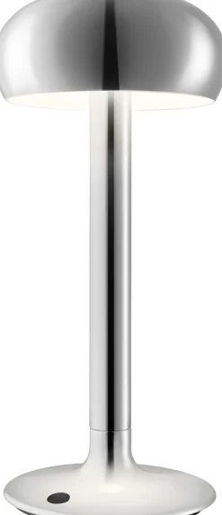 Emendo LED batterilampe Chrome
