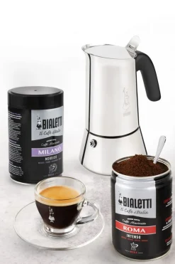Espressokande Venus, 10 kop Stål Bialetti