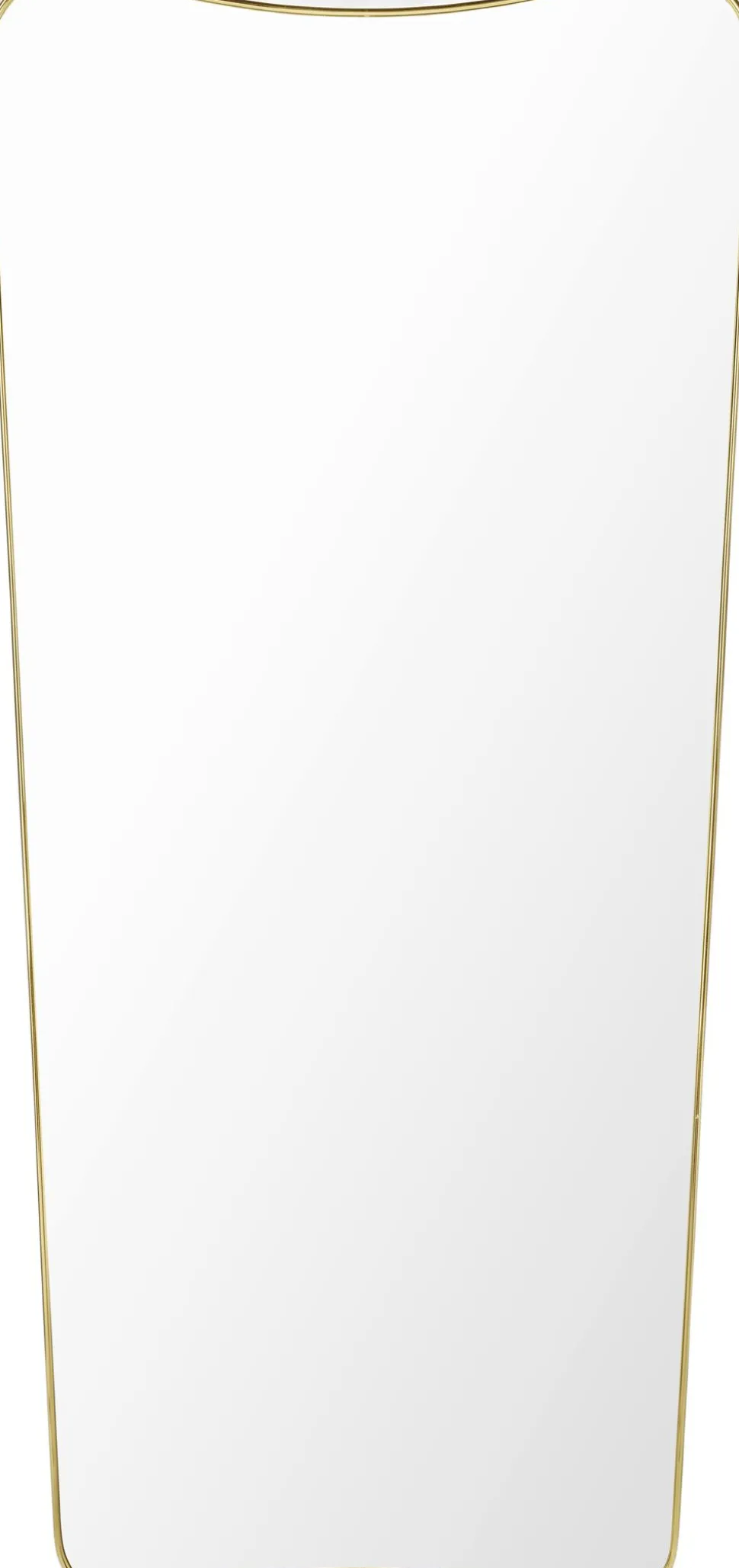 F.A. 33 Rectangular Wall Mirror Brass Large 146x69 cm