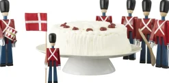 Fanebærer mini rød/blå/hvid