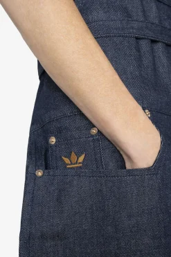 Five Pockets Apron , Slim Fit, Denim Brut