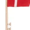 Flagstang DK 18 cm Natur Eg
