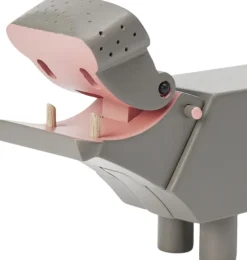 Flodhest liliput grå