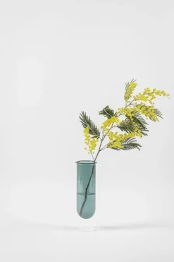 FLOWER TUBE, TALL TUBE, CYAN, 65200C