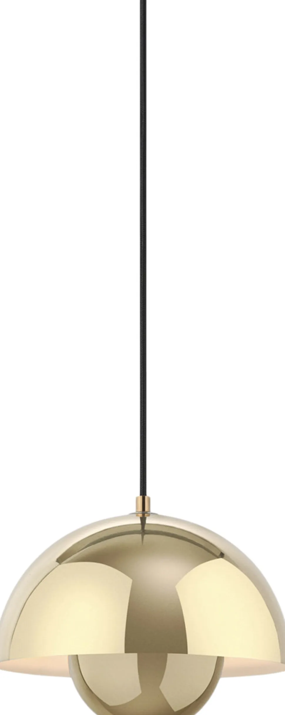 Flowerpot Pendant VP1, Brass-Plated
