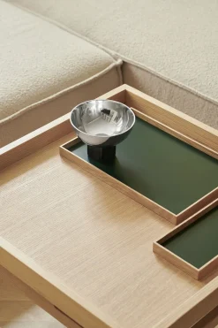 Frame tray medium oak/green