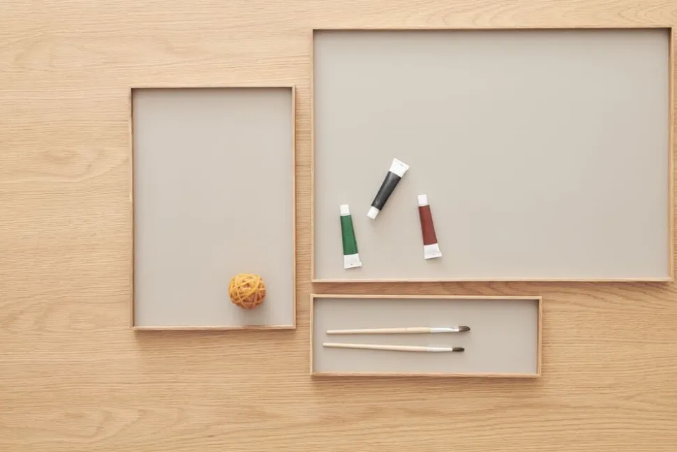 FRAME Tray Small Oak Grey