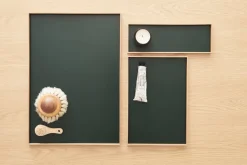Frame tray small oak/green