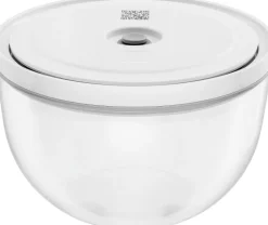 Fresh & Save BOWLS Vakuumskål M / 19 cm, Glas, Gennemsigtig