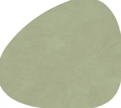 GLASS MAT CURVE 11X13CM NUPO olive green
