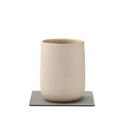 GLASS MAT SQUARE (10x10xm) NUPO light grey