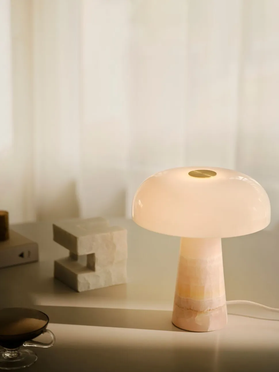 GLOSSY MINI TABLE E14 G45 PINK JADE