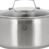 Gryde med glaslåg Roya 5,2 liter 24 cm Rustfrit stål