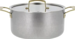 Gryde med låg Durance 5 liter 24 cm Rustfrit stål