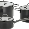Grydesæt m/låg Blavet 6 dele Aluminium/keramisk belægning
