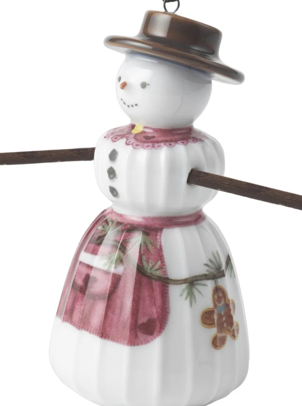 Hammershøi Christmas Snekone hængende H9 hvid m. deko