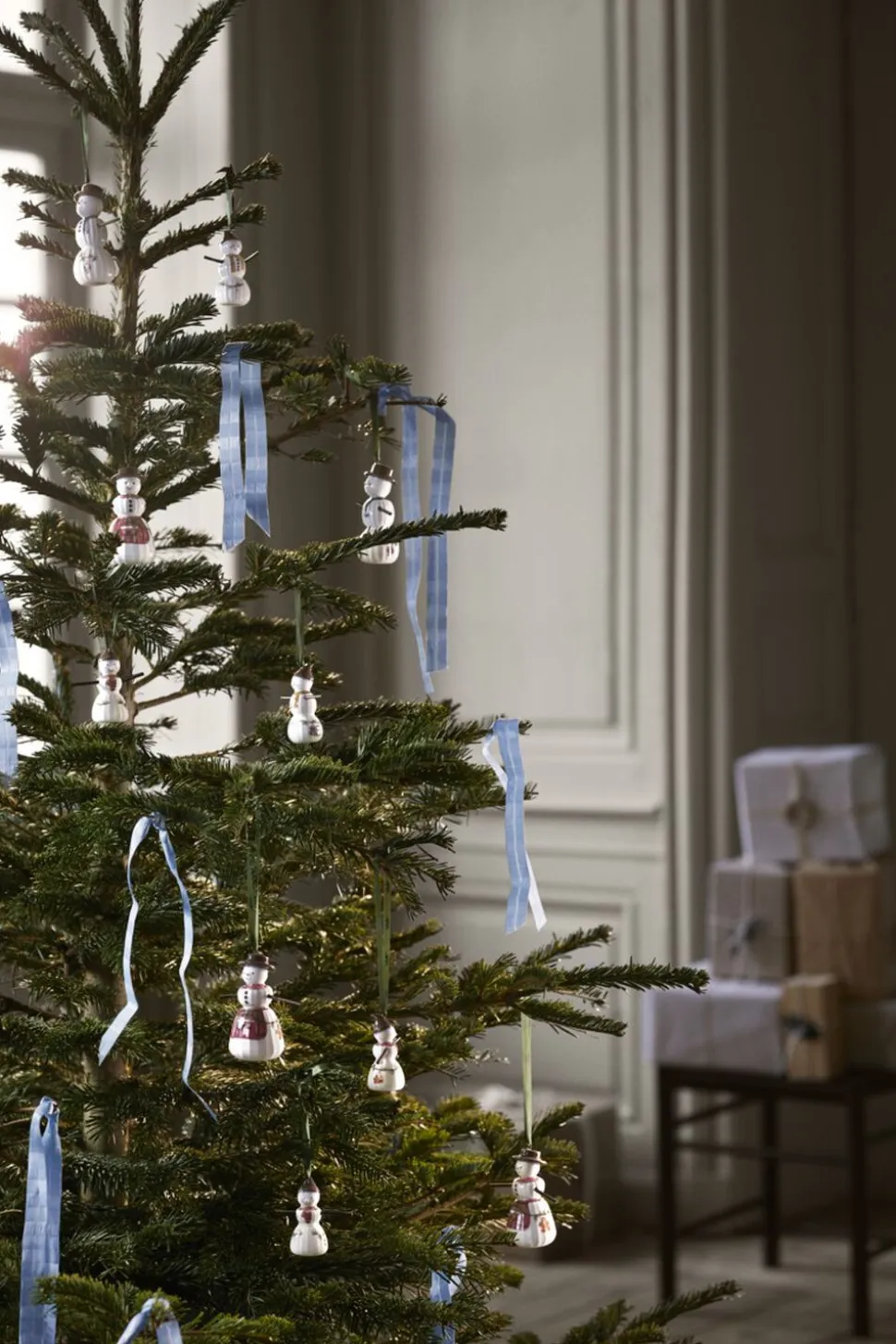 Hammershøi Christmas Snekone hængende H9 hvid m. deko