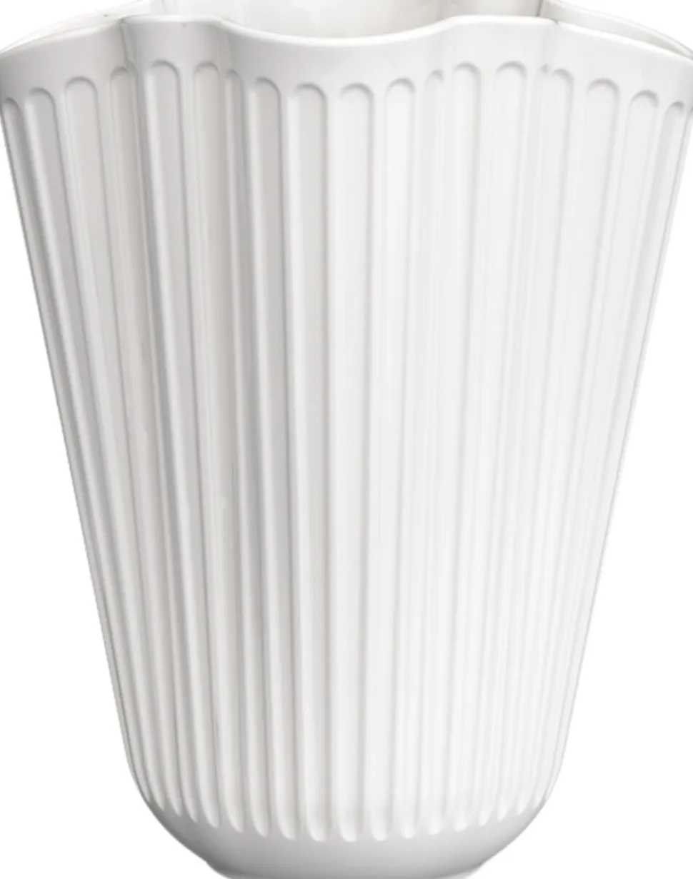 Hammershøi Unfold Vase H20. 5 cm hvid