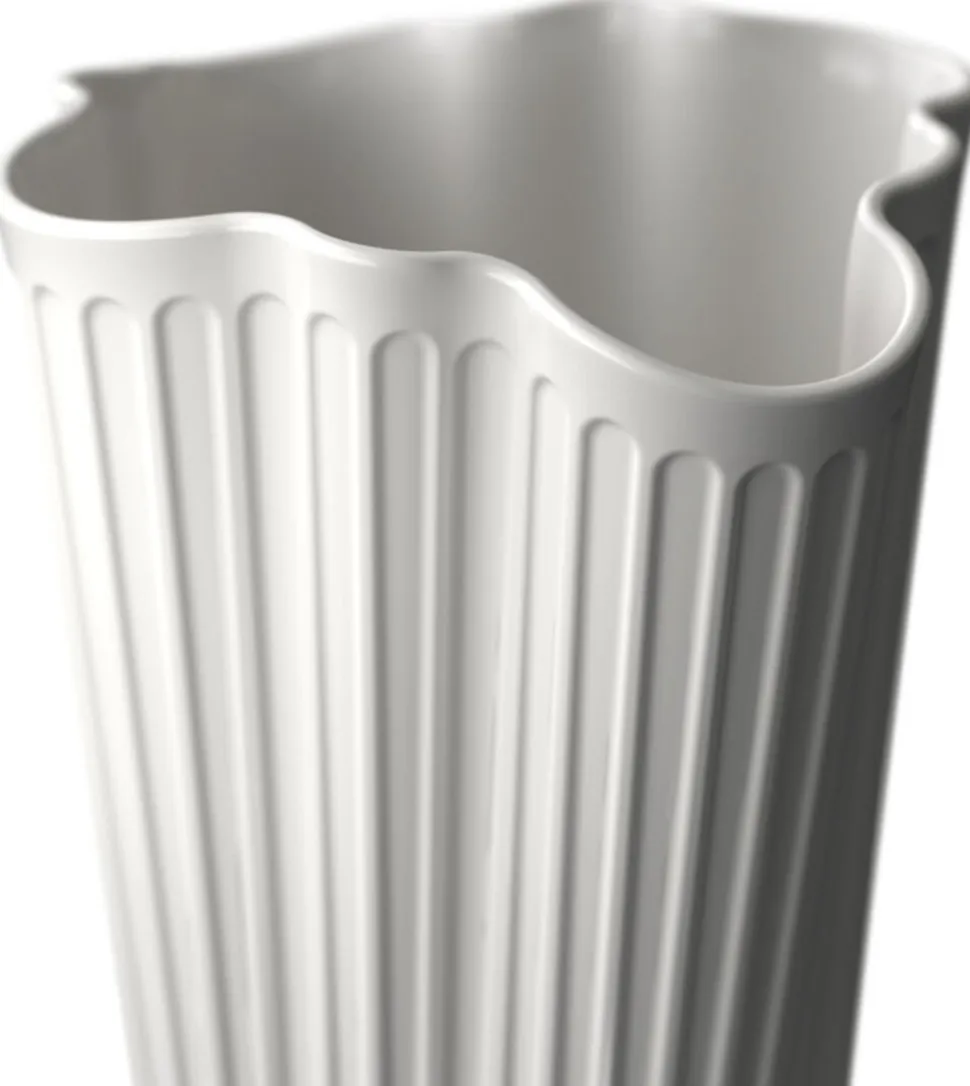 Hammershøi Unfold Vase H20. 5 cm hvid