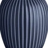 Hammershøi vase H10 Indigo