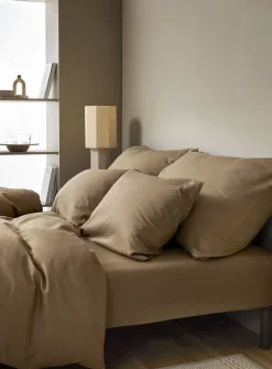 Harmoni stonewashed pudebetræk gylden beige