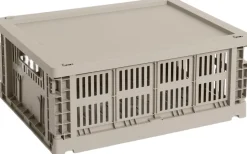 HAY Colour Crate Lid Plastic-Medium-Warm grey